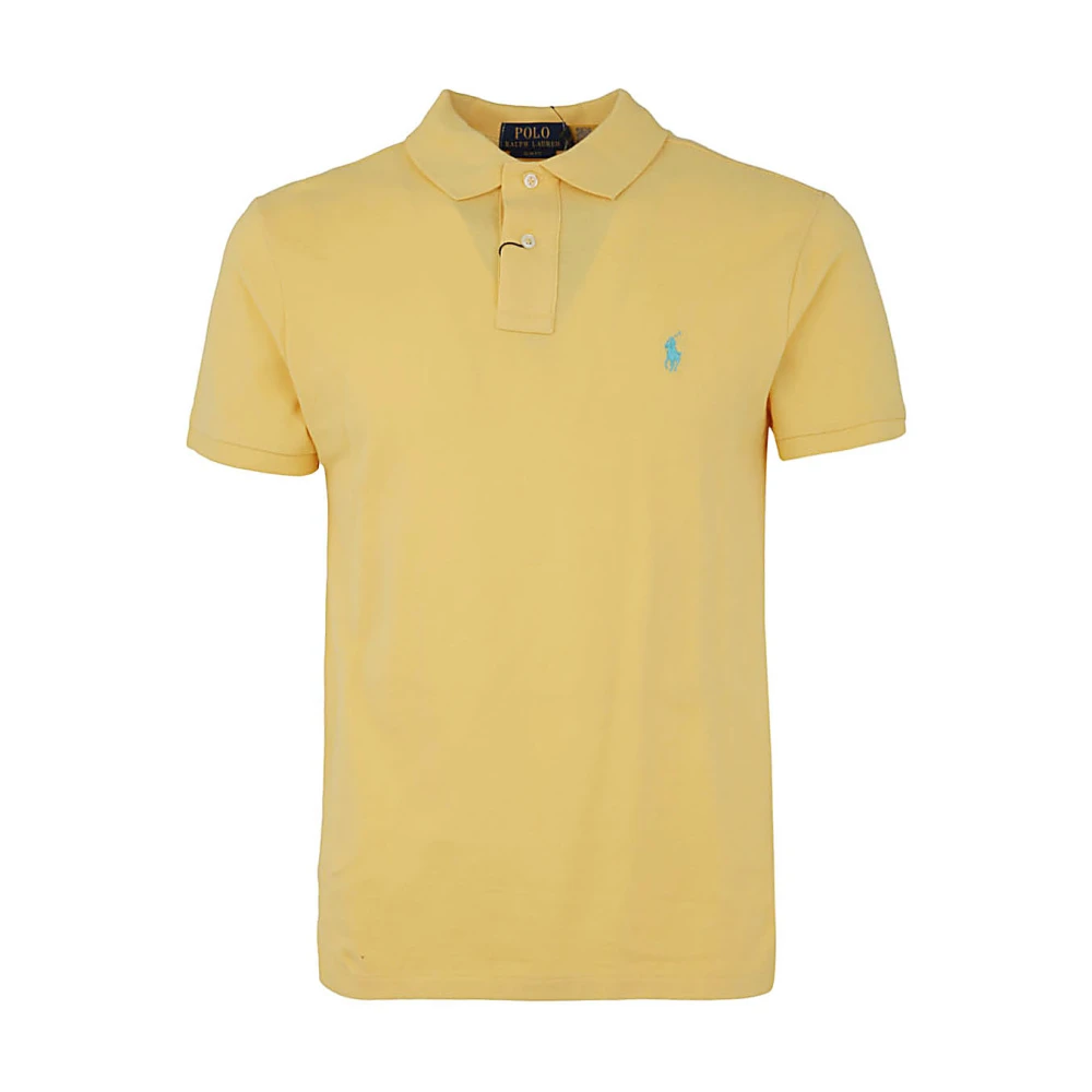 Ralph Lauren Polo Shirts Yellow Heren