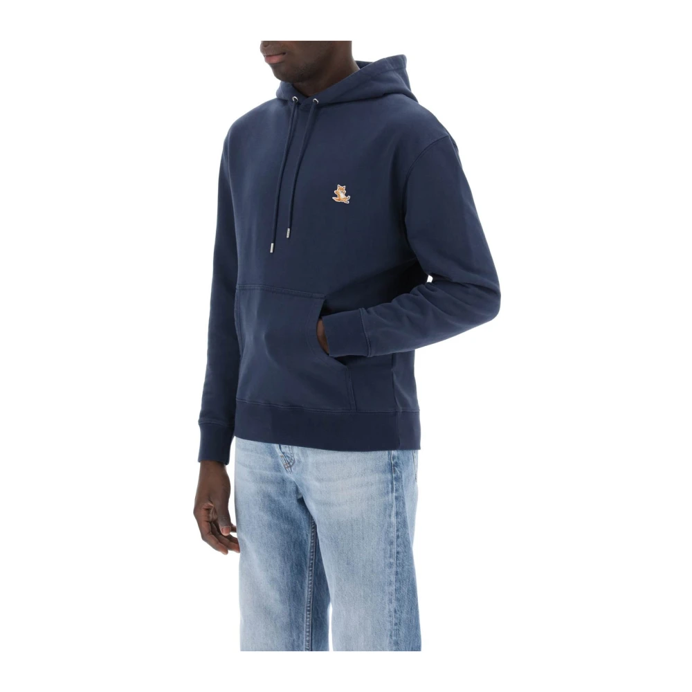 Maison Kitsuné Hoodies Blue Heren