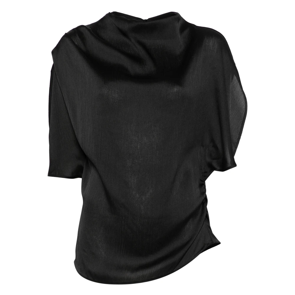 Pinko Casual Zwarte Blouse Black Dames