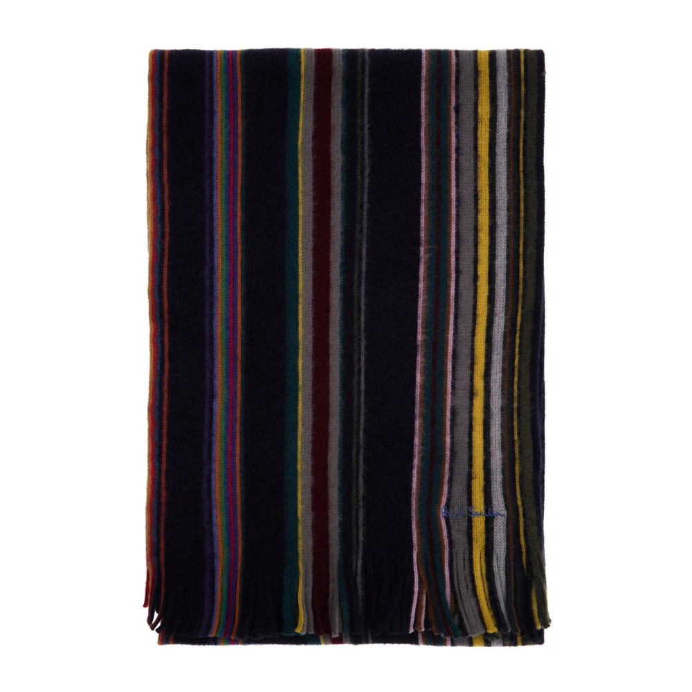 PS By Paul Smith Gestreepte wollen sjaal Multicolor Heren