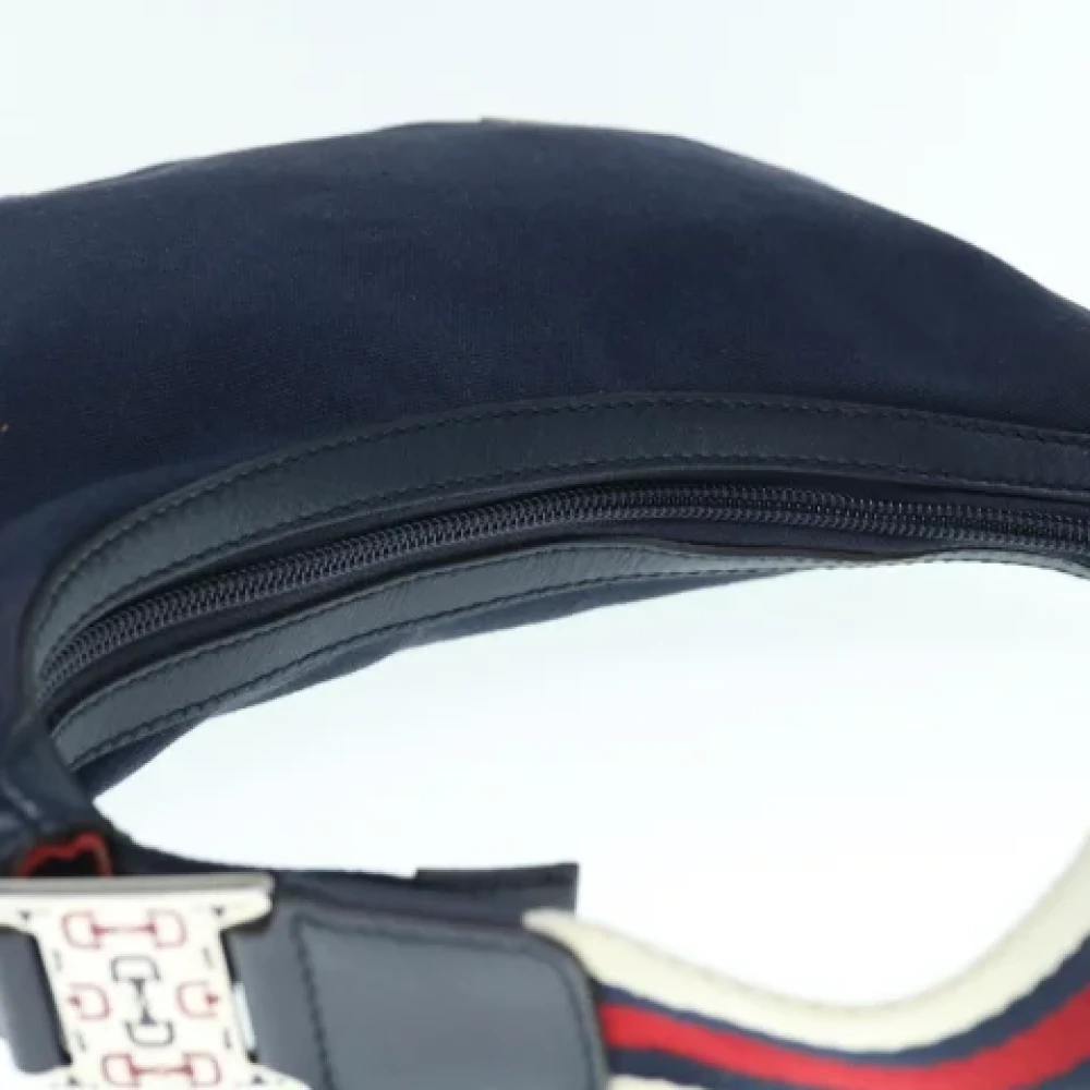 Gucci Vintage Pre-owned Canvas gucci-bags Blue Dames