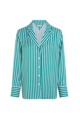 Fluid Stripe Långärmad Skjorta