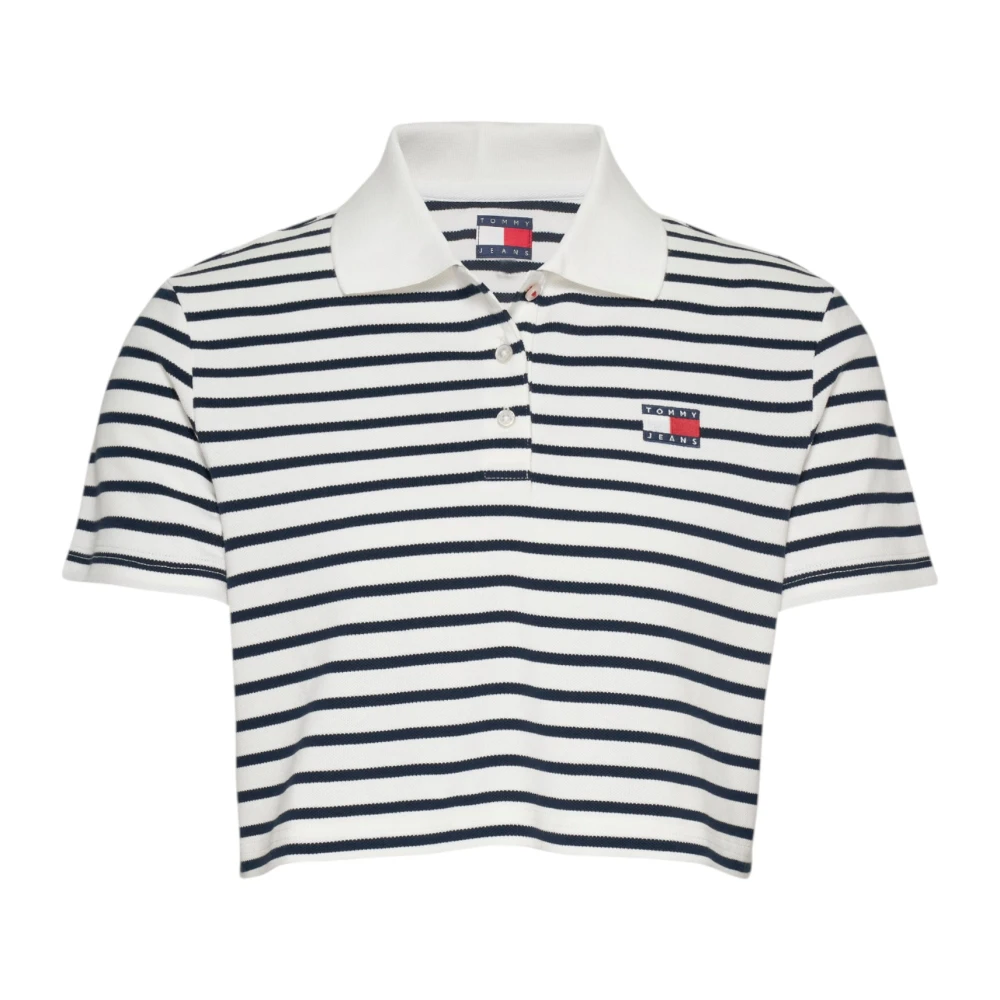 Tommy Jeans Korte Mouw T-Shirt Collectie White Dames