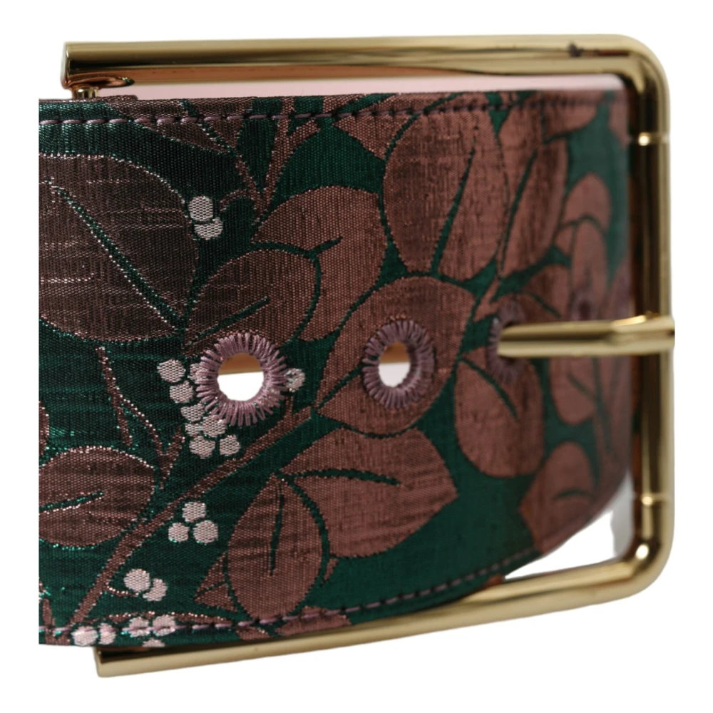 Dolce & Gabbana Multicolor Statement Hoge Taille Riem Multicolor Dames
