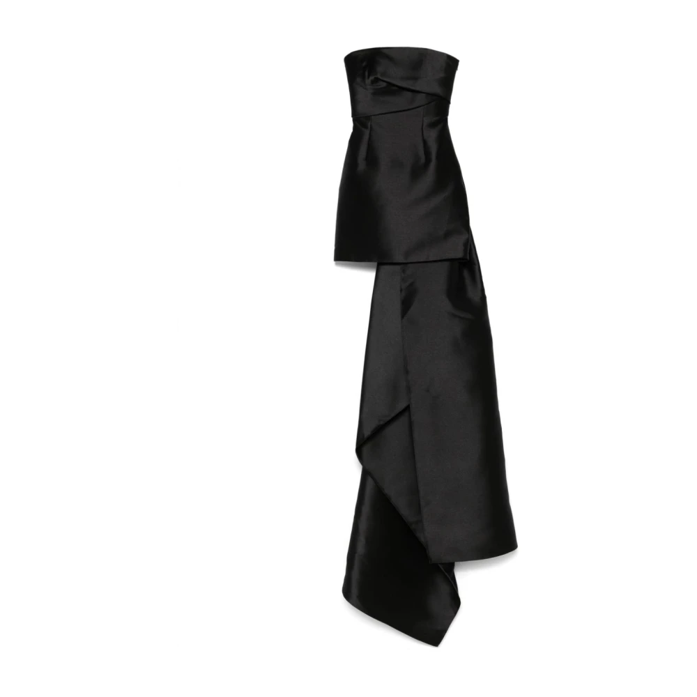Solace London Zwarte Jurken voor Vrouwen Elegante Stijl Black Dames