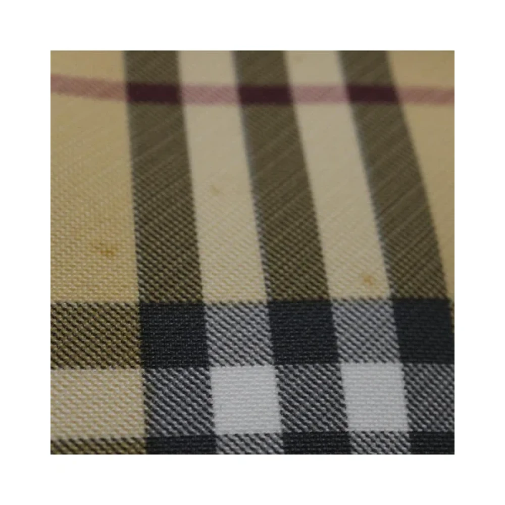 Burberry Vintage Pre-owned Canvas pouches Beige Dames
