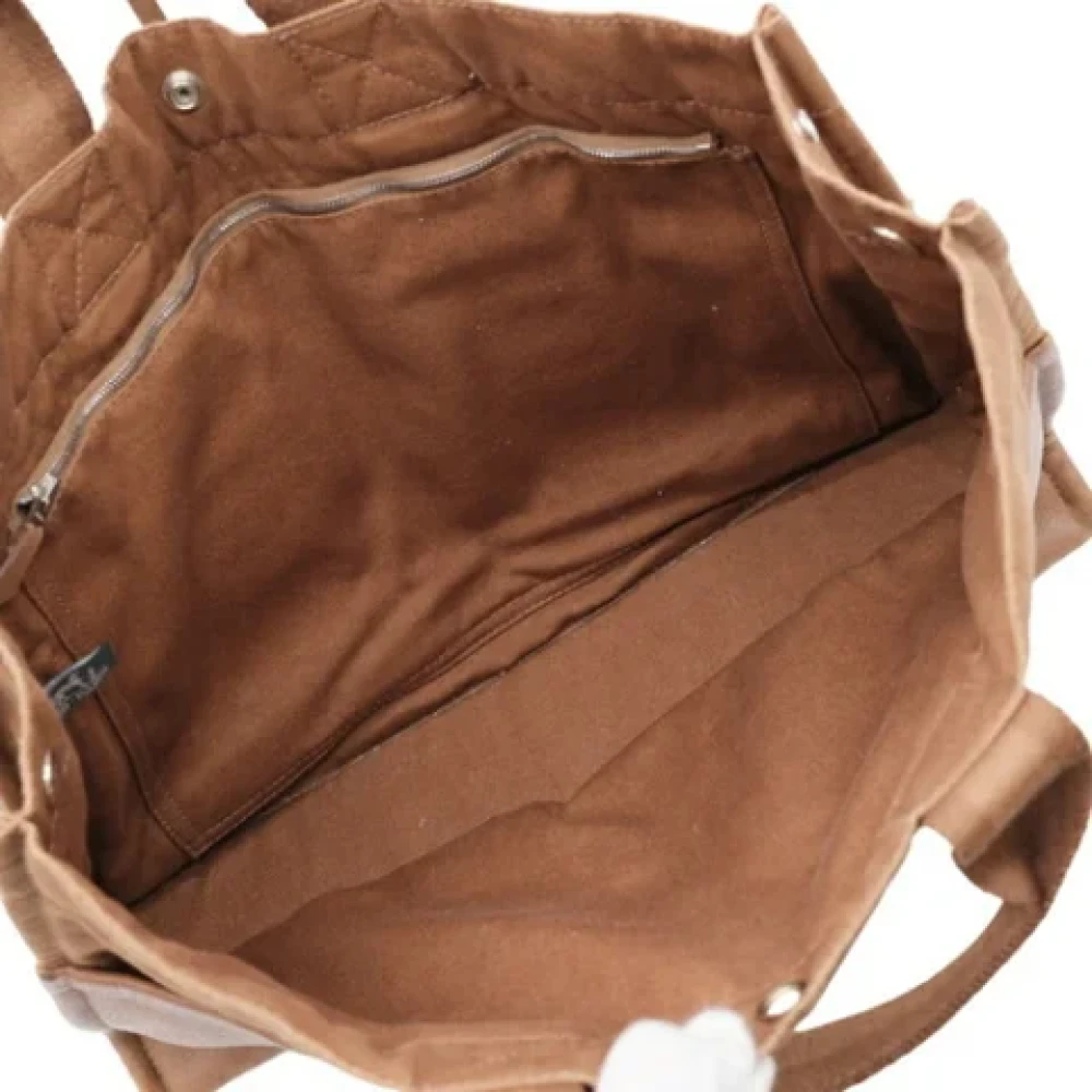 Hermès Vintage Pre-owned Canvas handbags Brown Dames