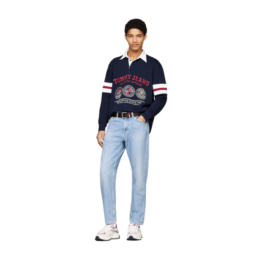 Tommy Jeans Klassieke Straight Fit Denim Jeans Blue Heren