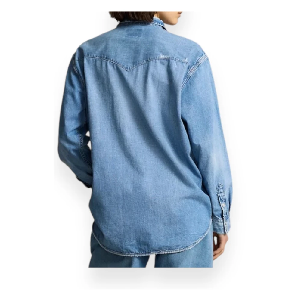 Polo Ralph Lauren Front Shirt Collectie Blue Dames