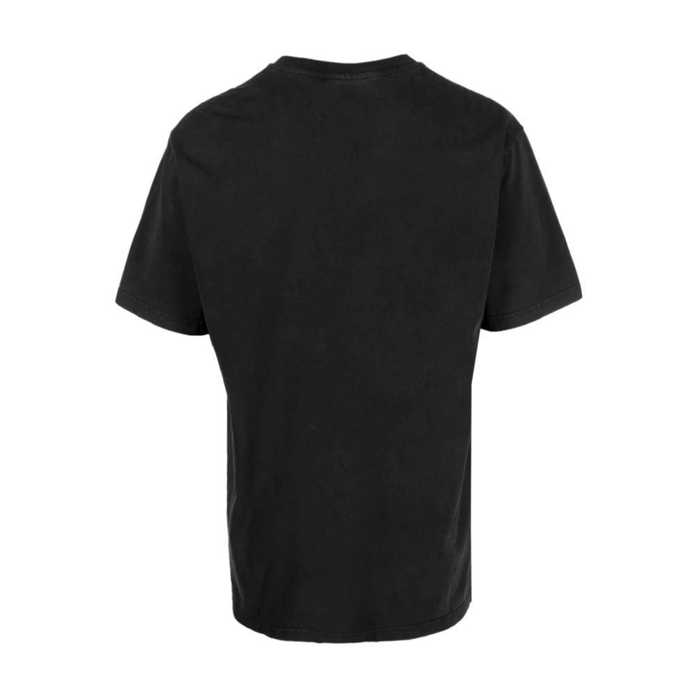 Bluemarble Tekstprint Katoenen T-Shirt Black Heren
