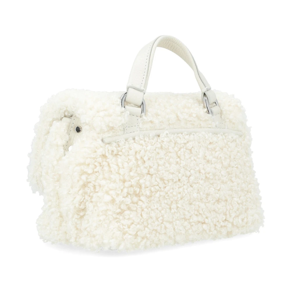 Zanellato Witte Faux Fur Postina Dolly Baby White Dames