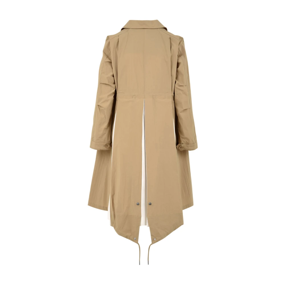add Jas met knoopsluiting aan de voorkant Brown Dames