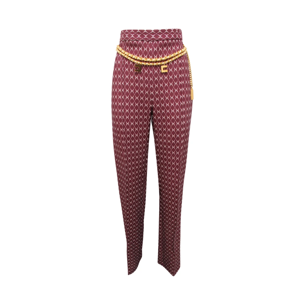 Trousers > Wide Trousers - - Elisabetta Franchi - Modalova