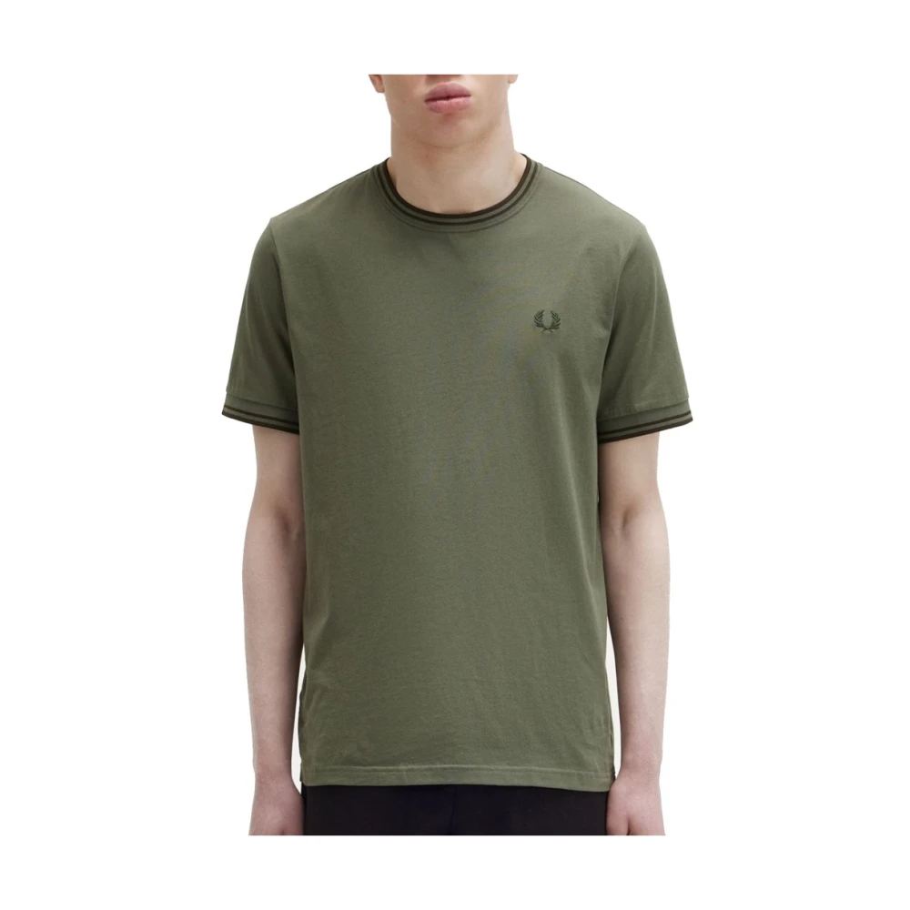 Fred Perry Twin Tipped T-Shirt Green Heren