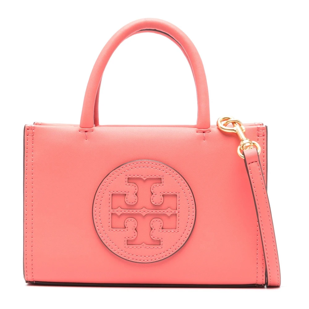 TORY BURCH Koraal Crunch Mini Bio Ella Pink Dames