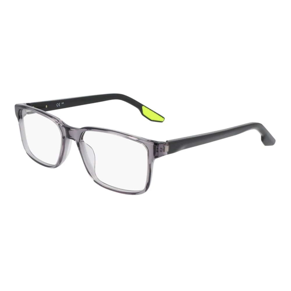 Nike Unisex Gray Glasses, 55 Mm, Crystal Grey Eyewear Frames