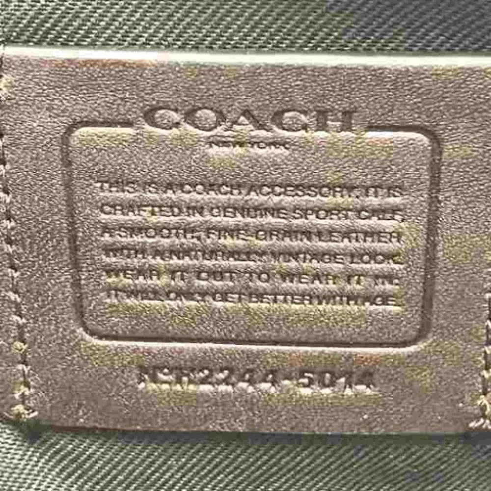 Coach Pre-owned Leather wallets Brown Dames