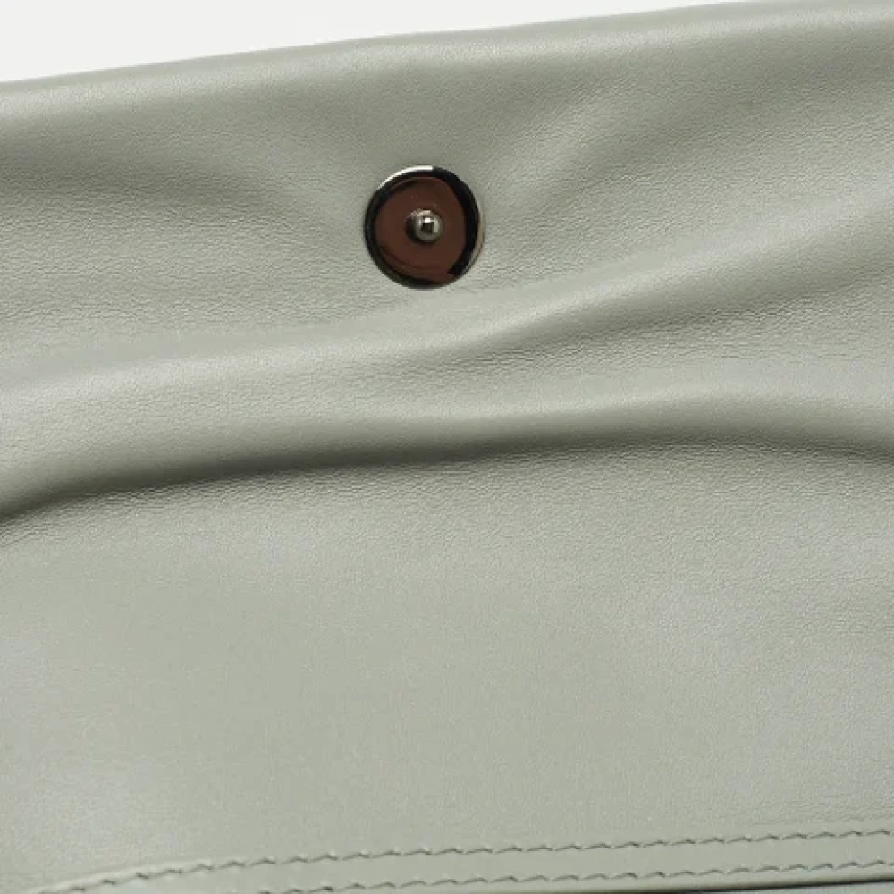 Dior Vintage Pre-owned Leather dior-bags Gray Dames