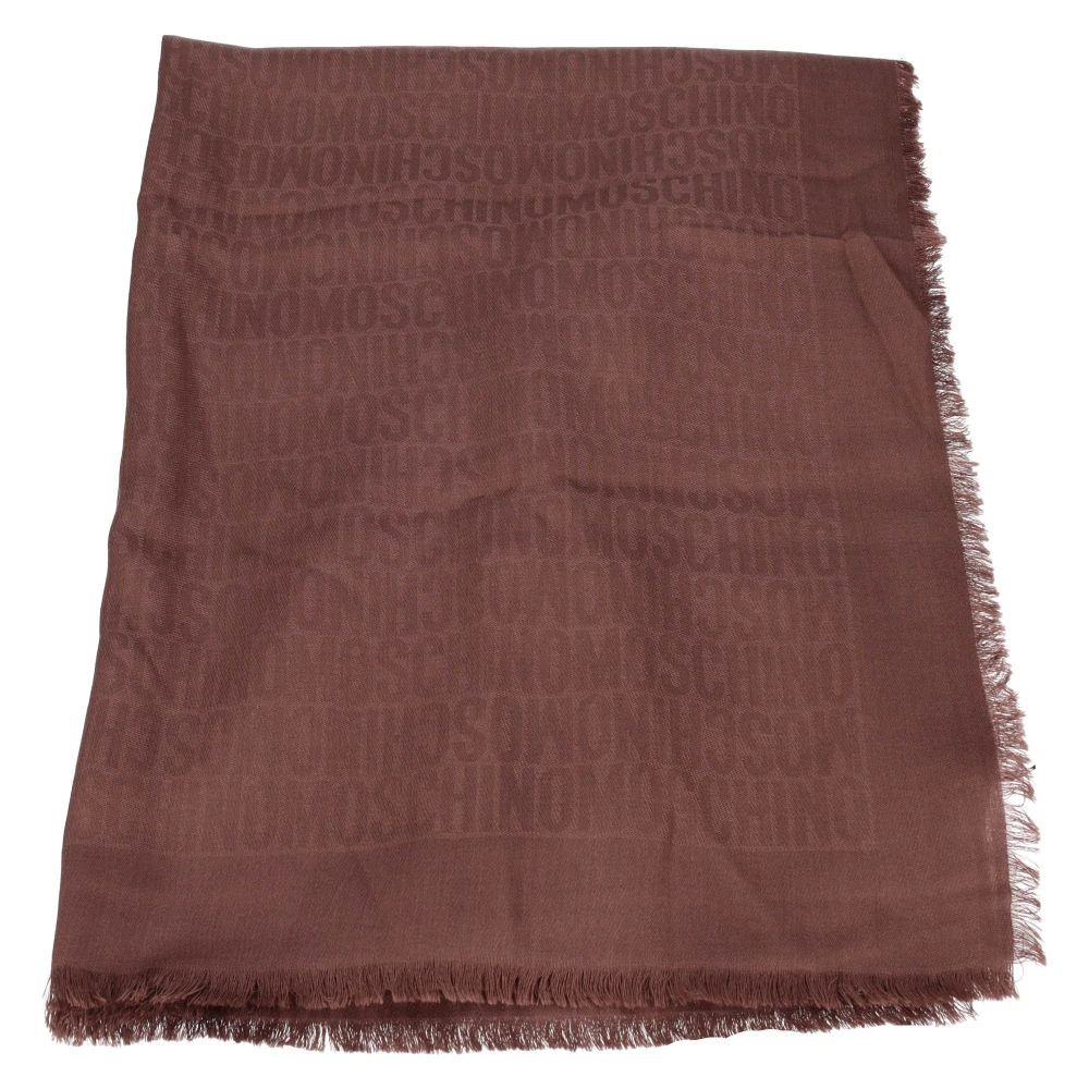 Moschino Sjaals Bruin Brown Dames