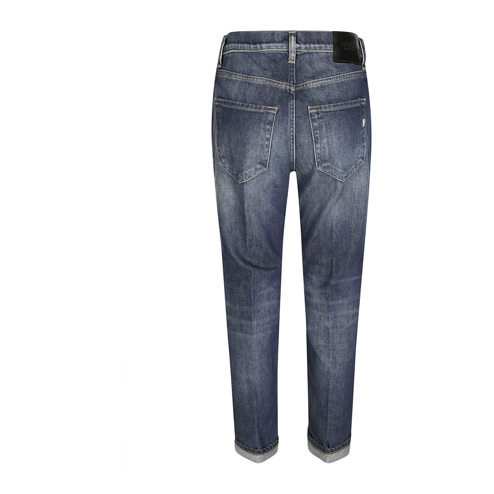 Dondup Klassieke Straight Denim Jeans Blue Dames