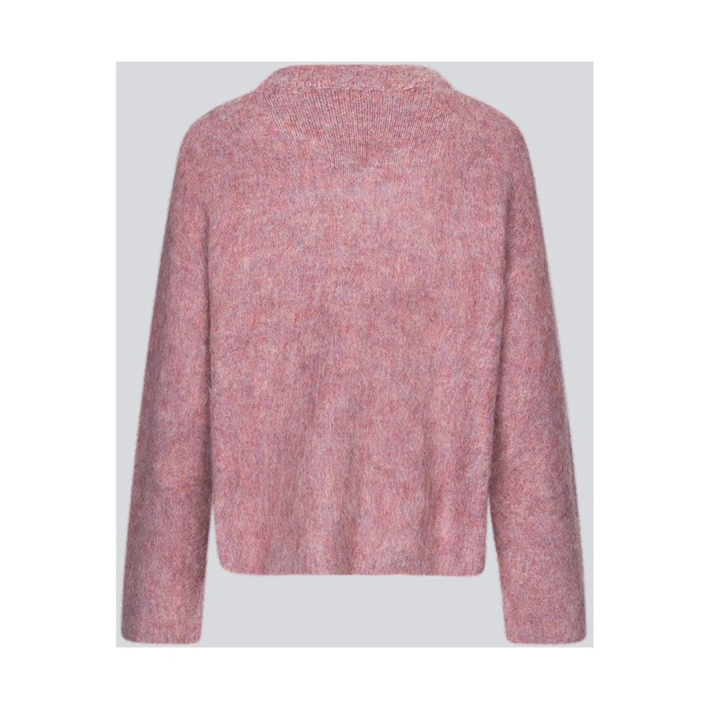 Modström V-hals trui Sparkling Grape Pink Dames