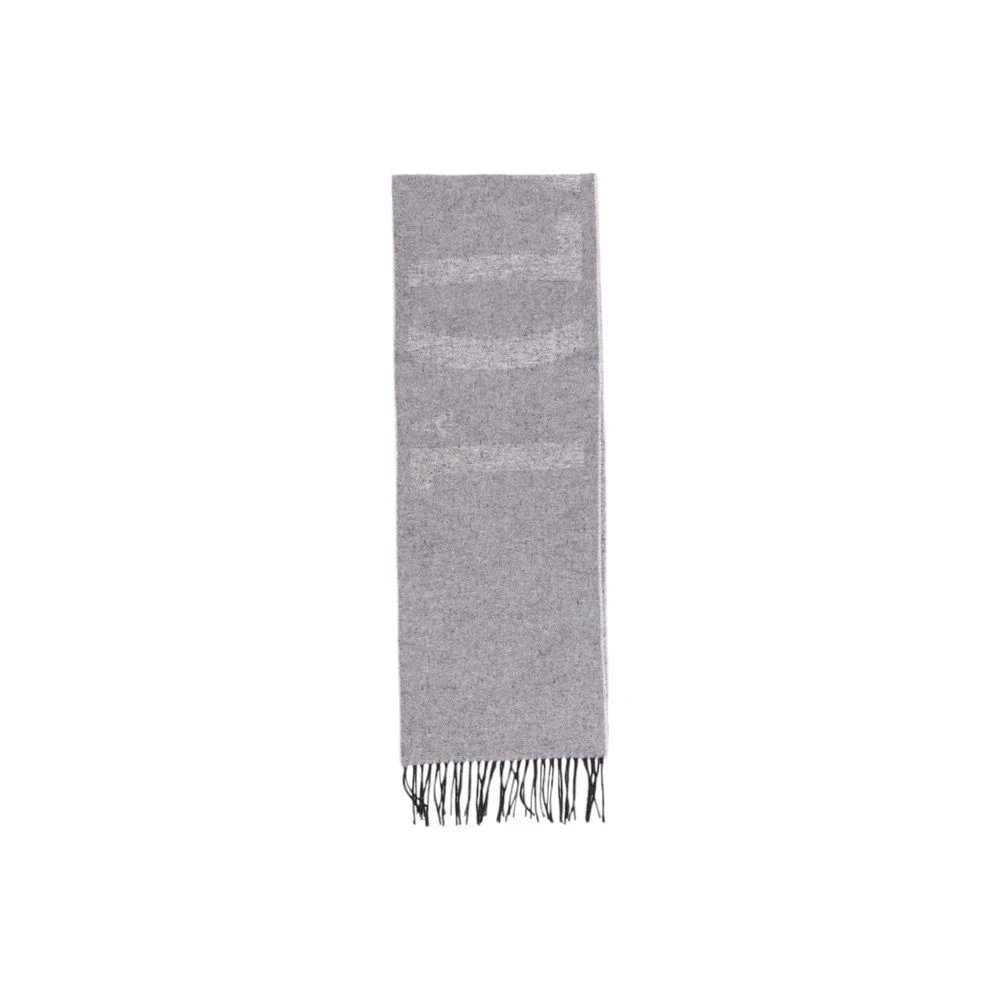 Alviero Martini 1a Classe Grijze Katoenen Sjaal Herfst Winter Collectie Gray Dames