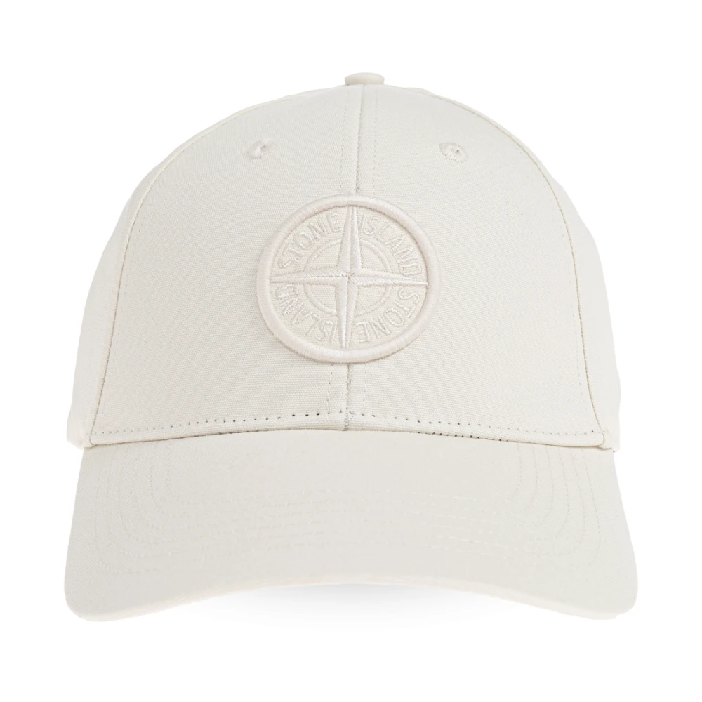Stone Island Baseball Cap - Male - Hats & Caps - Beige - One Size - Accessories
