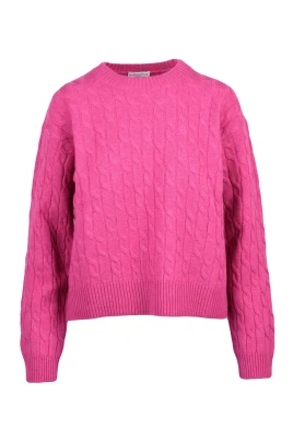 Pullover Intrecciato Girocollo