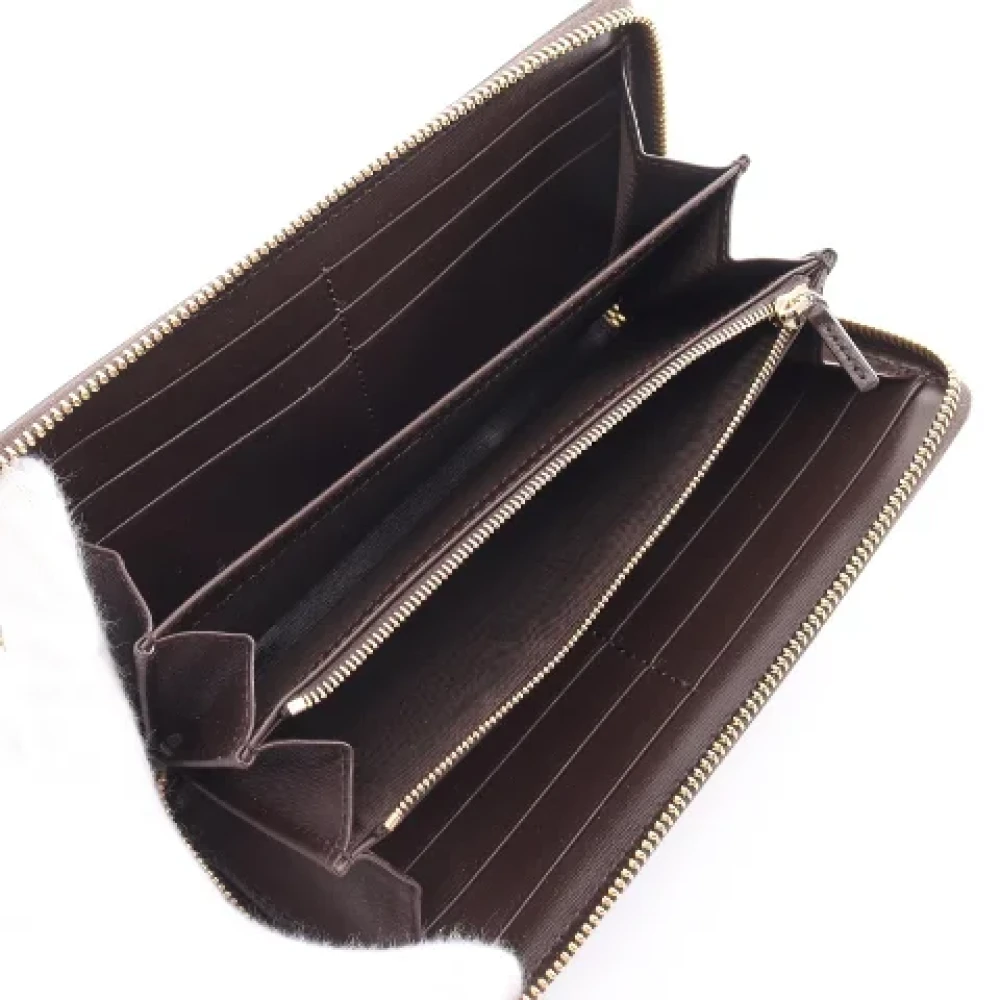 Gucci Vintage Pre-owned Canvas wallets Brown Dames