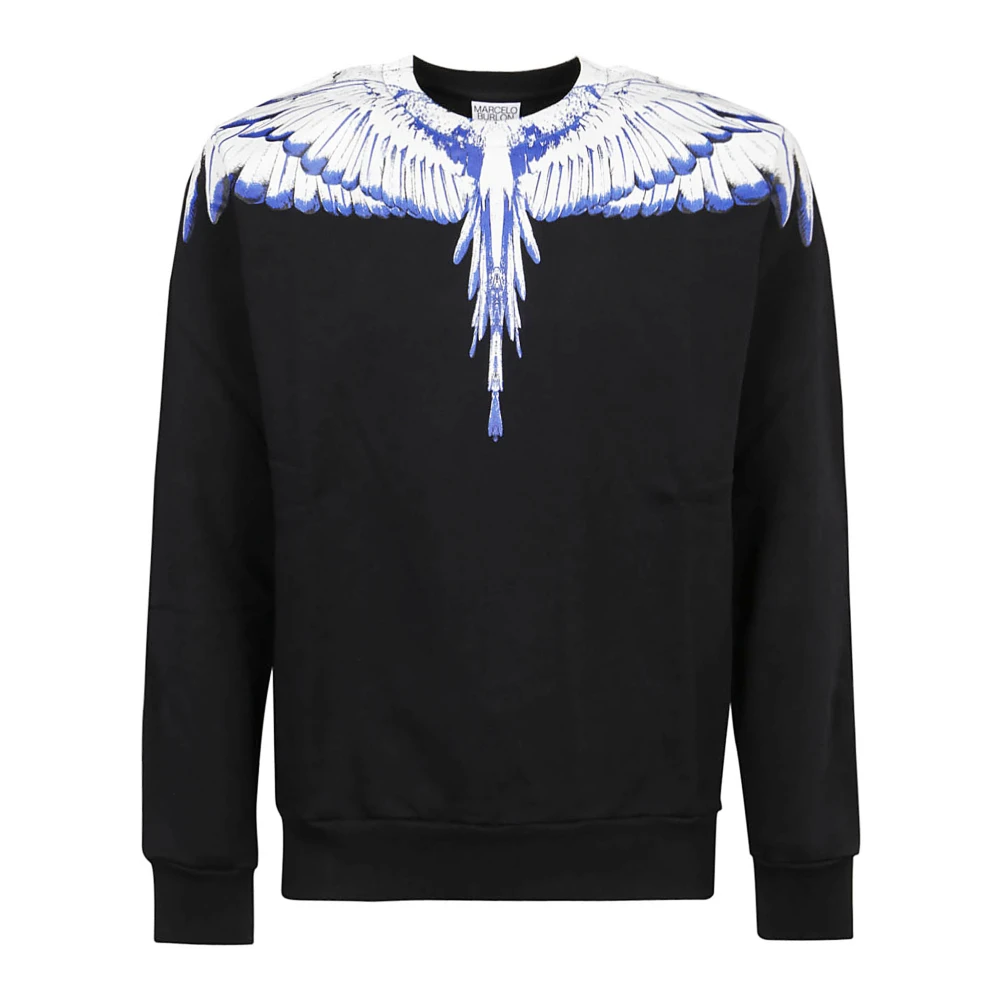 Marcelo Burlon Icon Wings Regular Sweatshirt Black Heren