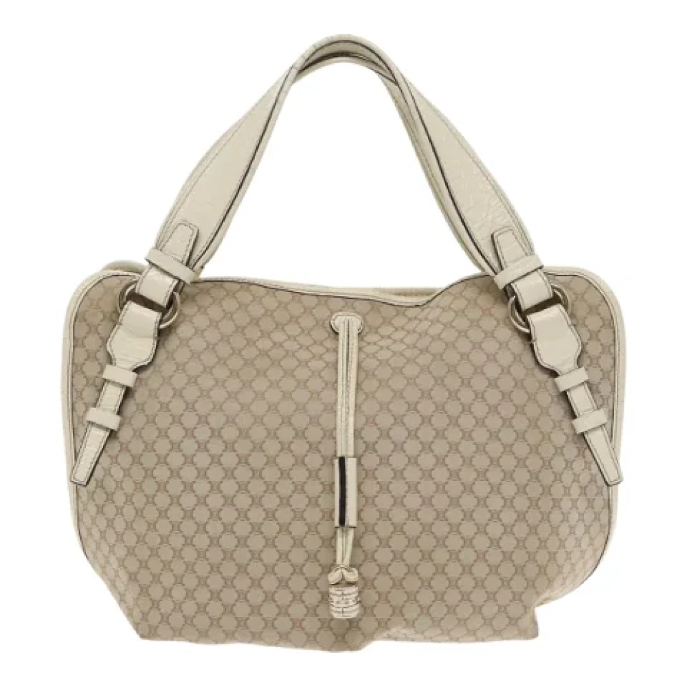 Celine Vintage Pre-owned Canvas totes Beige Dames