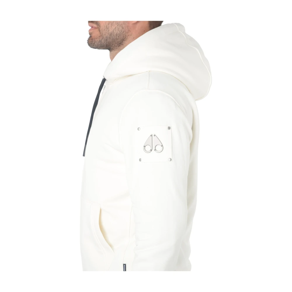 Moose Knuckles Klassieke Bunny Ivoor Hoodie White Heren