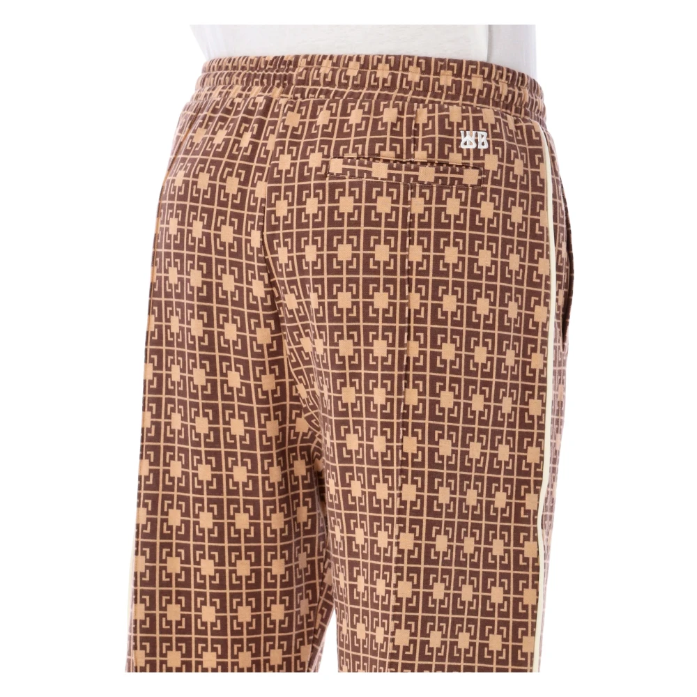 Wales Bonner Oranje Bruine Power Track Pant Broek Brown Heren