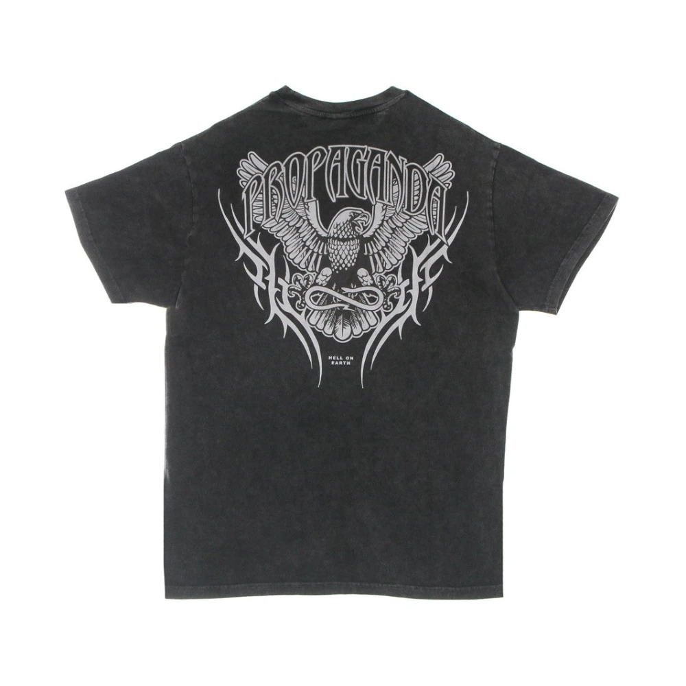 Propaganda Eagle Tee Stone Heren T-shirt Black Heren