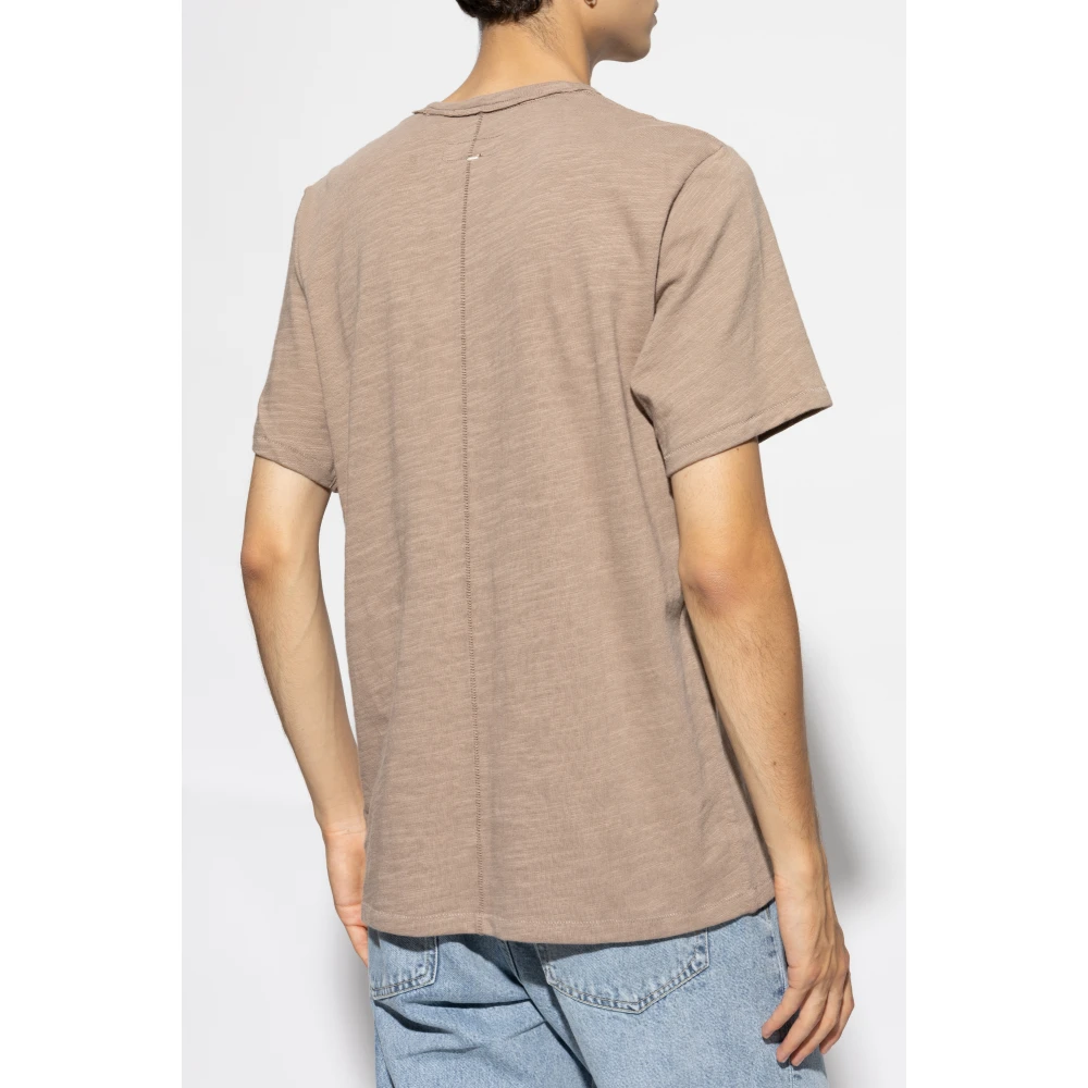 Rag & Bone T-shirt Flame Beige Heren