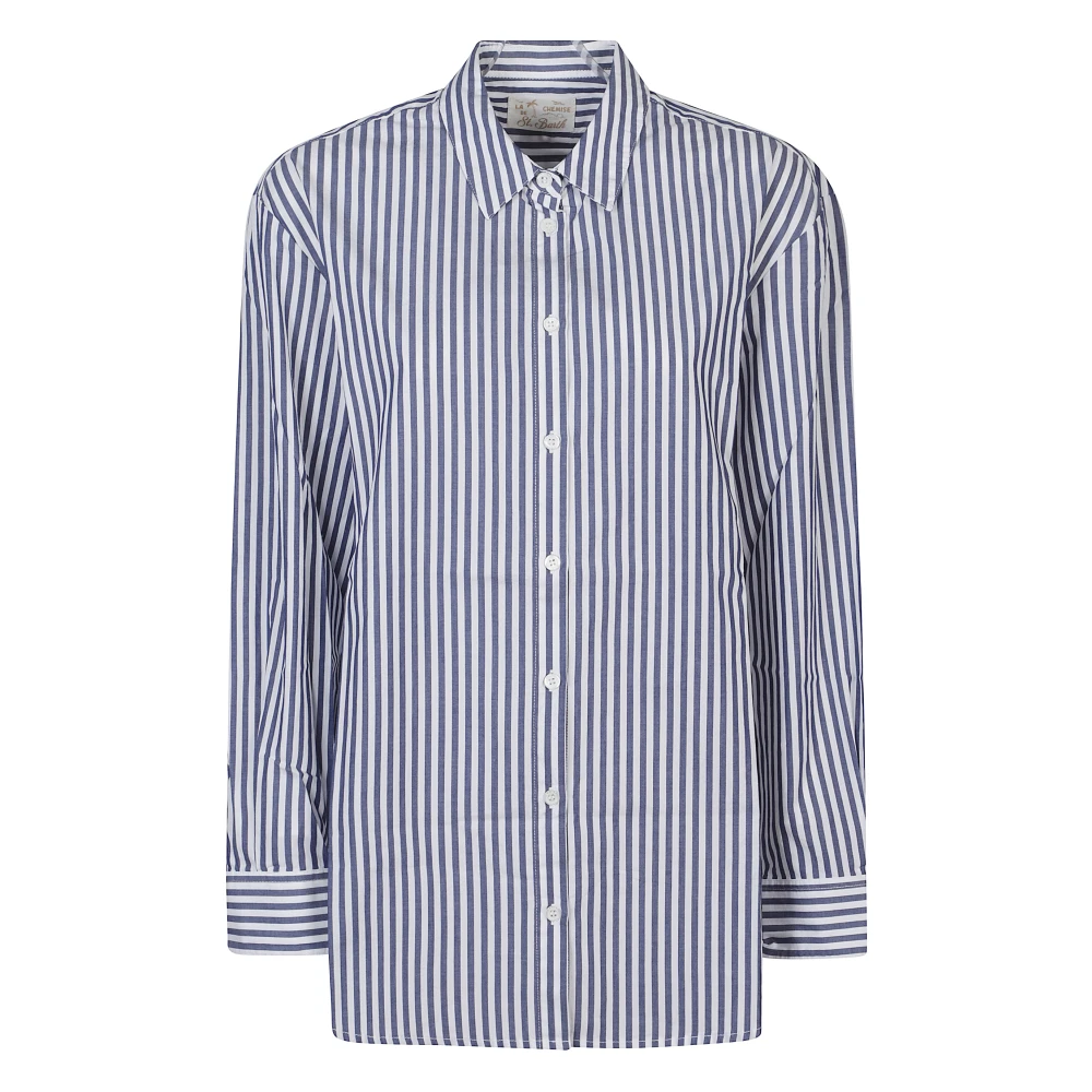 Mc2 Saint Barth Blue Shirts, Female, M, Brigitte Shirt