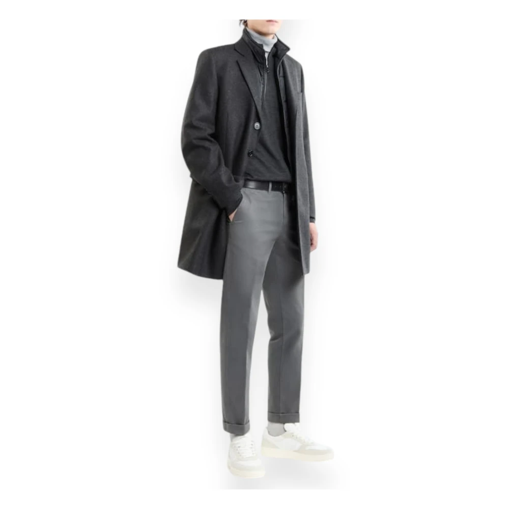 Fay Stijlvolle Easy Coat voor vrouwen Black Heren