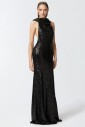 robe-longue-sans-manches-brodee-de-sequins