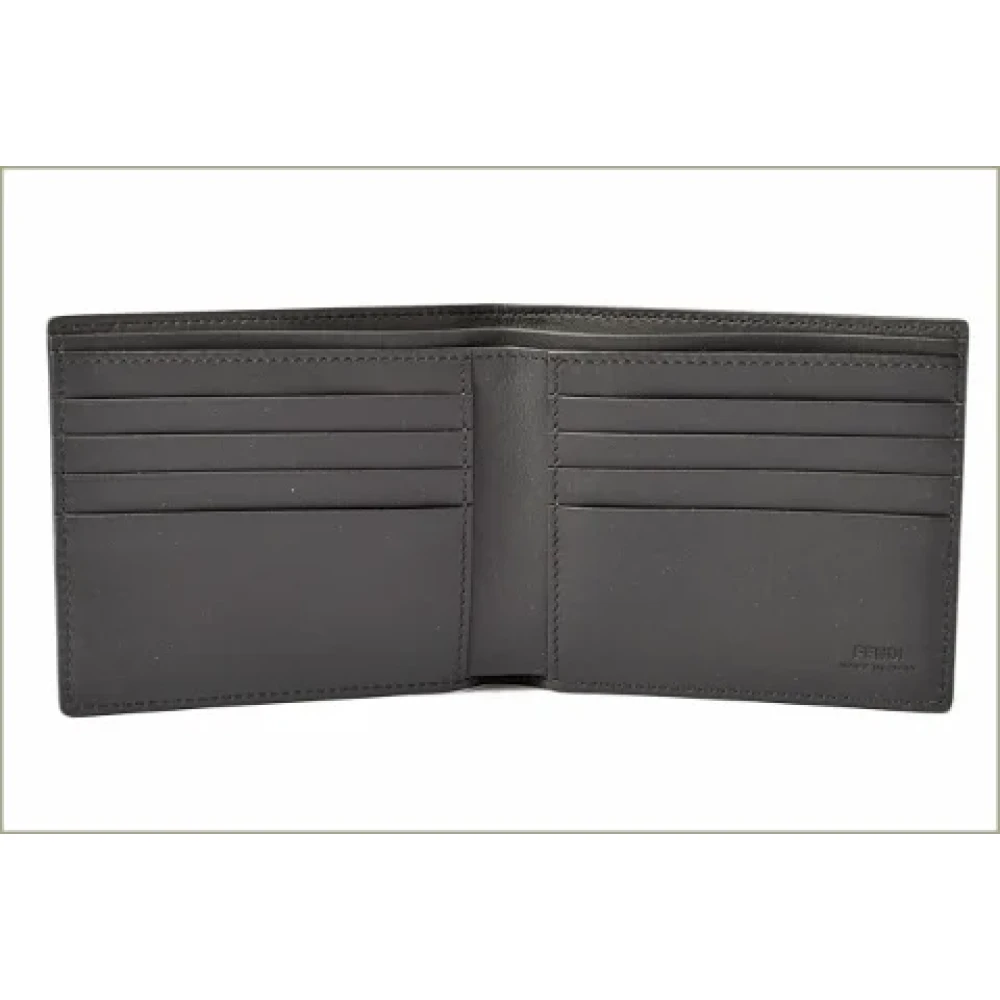 Fendi Vintage Pre-owned Leather wallets Yellow Dames