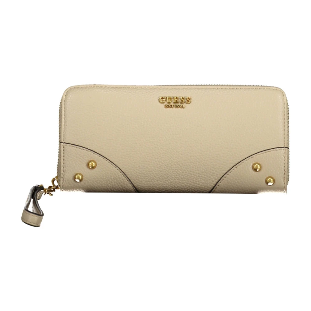 Guess Beige Damesportemonnee met ritssluiting Beige Dames