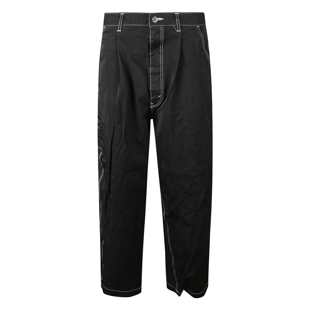 Comme Des Garçons Men's Black Loose Fit Jeans, S, Loose-Fit Jeans