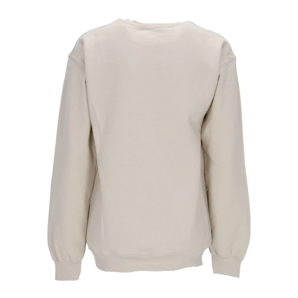 Obey Vintage Sand Crewneck Sweatshirt Vrouwen Beige Heren