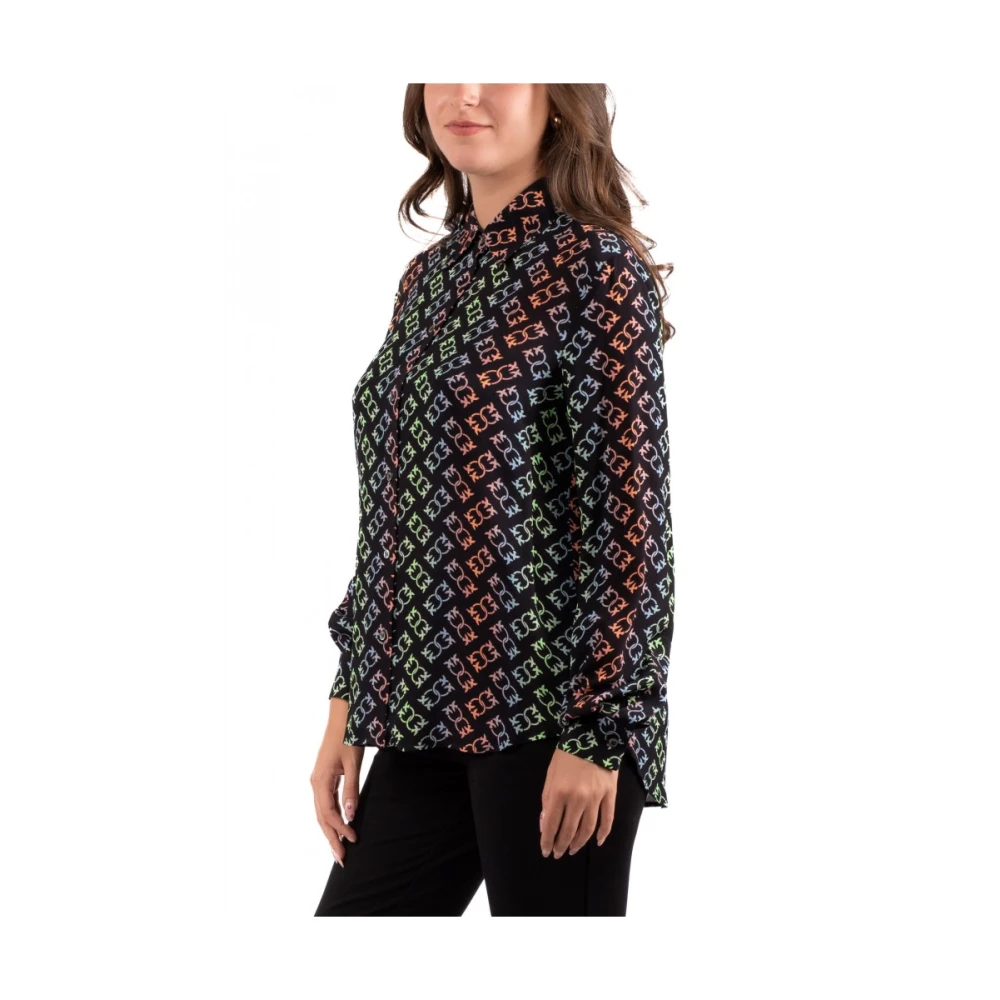 pinko Damesoverhemd in Trendy Stijl Multicolor Dames