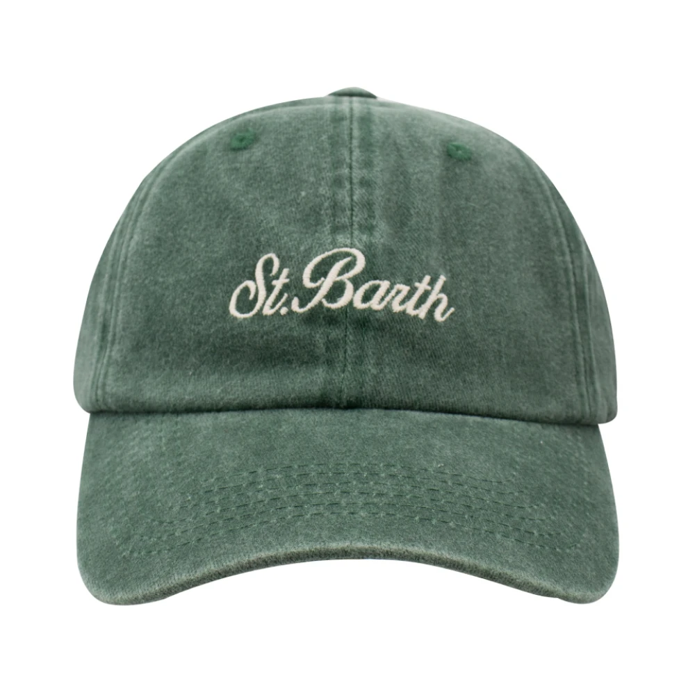 Mc2 Saint Barth Green Hats & Caps, Female, One Size, Davis Cap