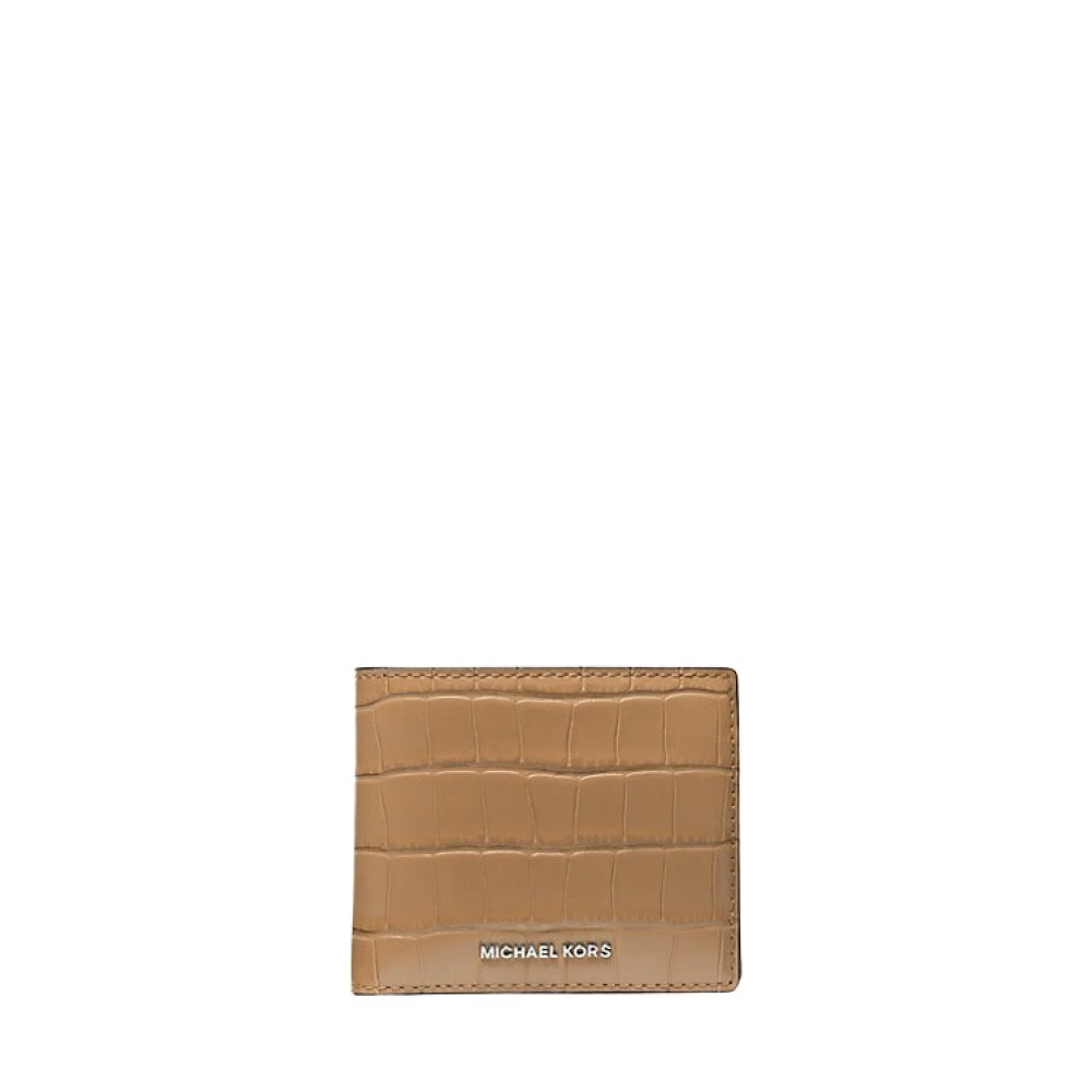 Michael Kors Stijlvolle Portemonnee Beige Heren
