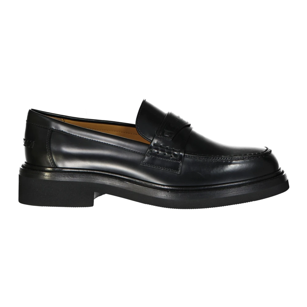Dior Svart Läder Loafer Skor Ss22 Black, Dam
