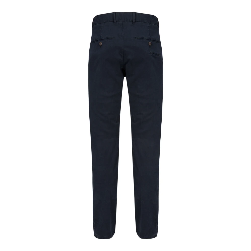 Woolrich Donkerblauwe Stretch Twill Chino Broek Blue Heren