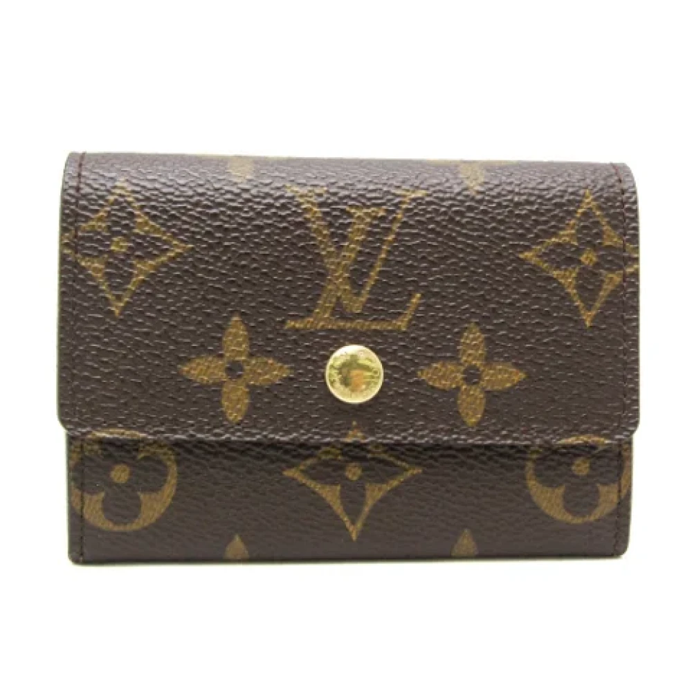 Louis Vuitton Vintage Pre-owned Canvas wallets Brown Dames