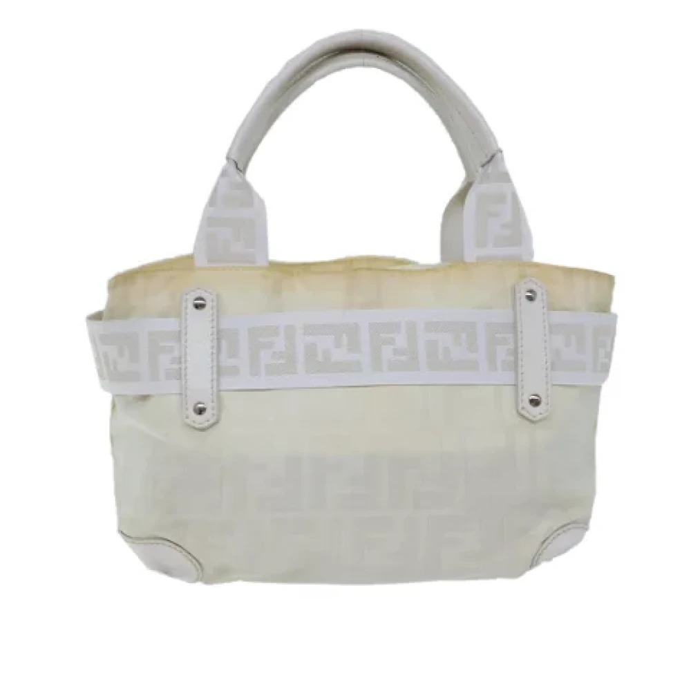 Fendi Vintage Pre-owned Canvas fendi-bags White Dames