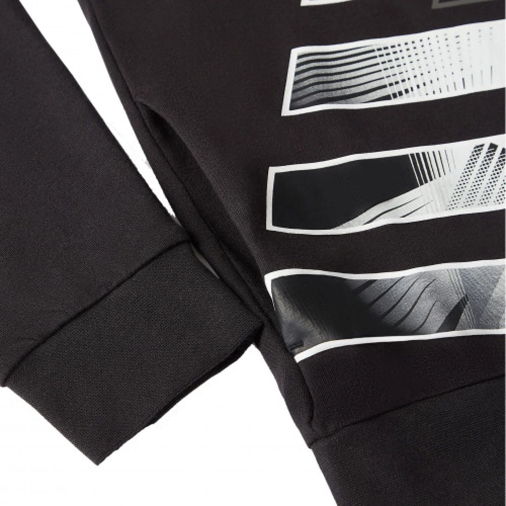 Emporio Armani EA7 Stijlvolle Heren Hoodie Black Heren